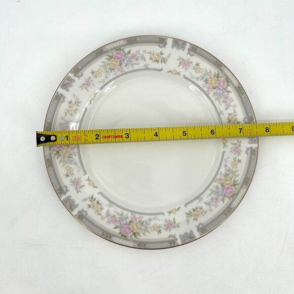 COPY - FARBERWARE Vintage 1992 Fine China White Floral Southampton Salad Plate … - Picture 4 of 4